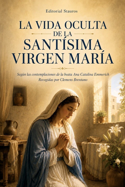 Portada de La vida oculta de la Santísima Virgen María